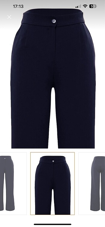 34 Beden lacivert Renk Pantolon