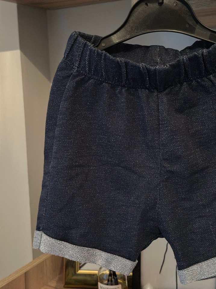 Erkek Çocuk Bel Detaylı Kot Şort - Görsel 3