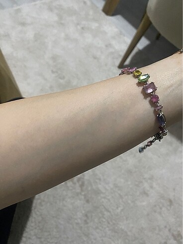swarovski Swaroski gema bileklik