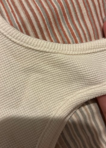 Crop krem beyaz renk - Görsel 4