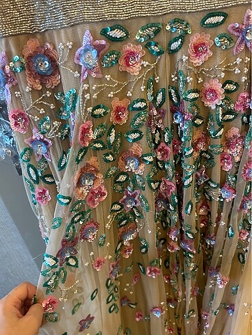 Zuhair Murad Taş işleme ithal abiye
