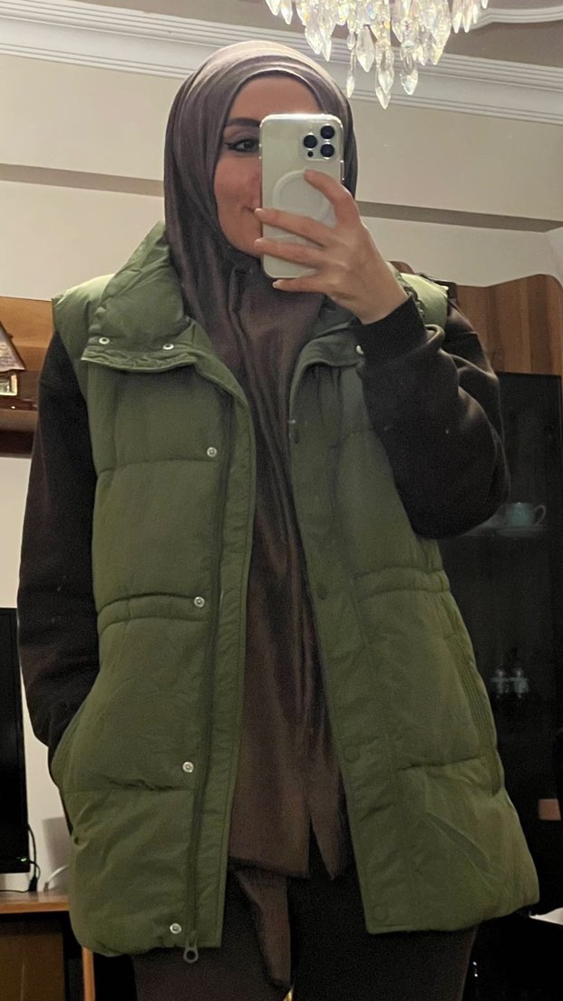 STRADİVARİUS ŞİŞME YELEK - Görsel 5