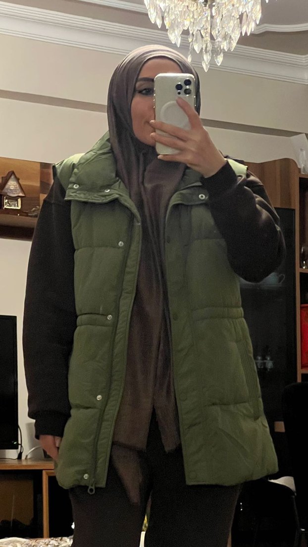 STRADİVARİUS ŞİŞME YELEK - Görsel 4