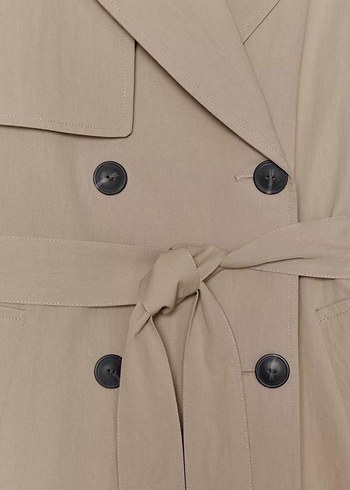 Zara Kemerli Kadın Trençkot - Görsel 3