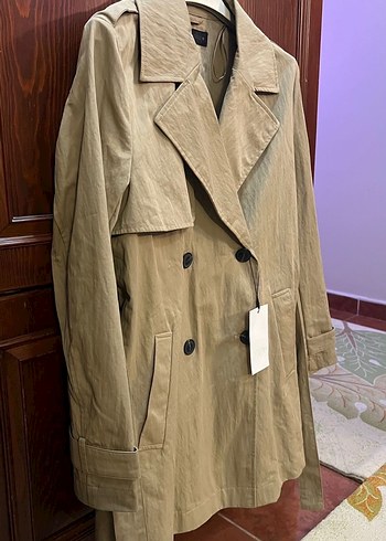 Zara Kemerli Kadın Trençkot - Görsel 7