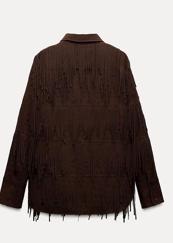 Zara Zara zwcollection püsküllü gömlek