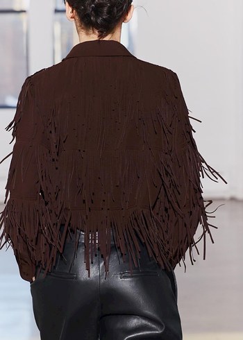 Zara zwcollection püsküllü gömlek - Görsel 3