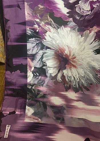 VAKKO TWİL İPEK EŞARP - Görsel 2