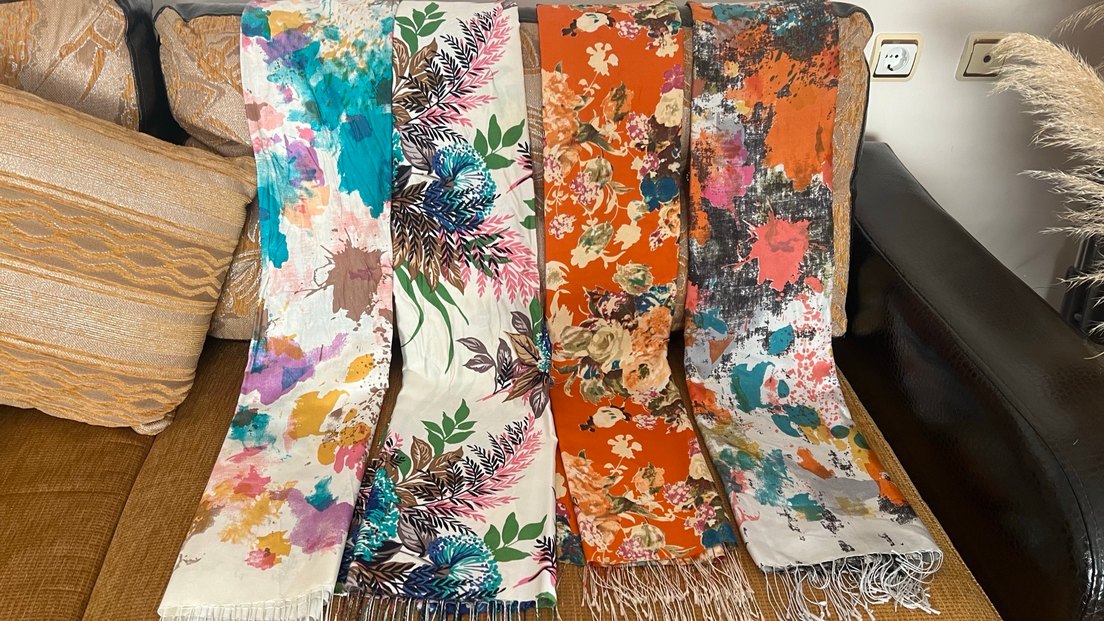 İPEKEVİ DESENLİ ŞAL - Görsel 3