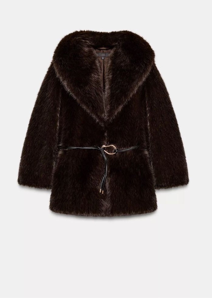 ZARA KEMERLİ SUNİ K.ÜRK KABAN - Görsel 5