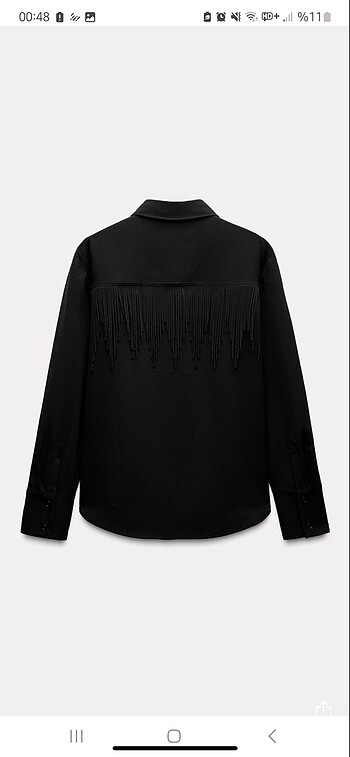 Zara ZARA VİRAL PÜSKÜLLÜ GÖMLEK