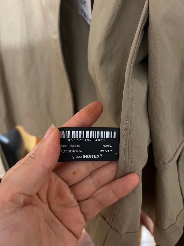 ZARA KEMERLİ KISA TRENÇKOT - Görsel 5