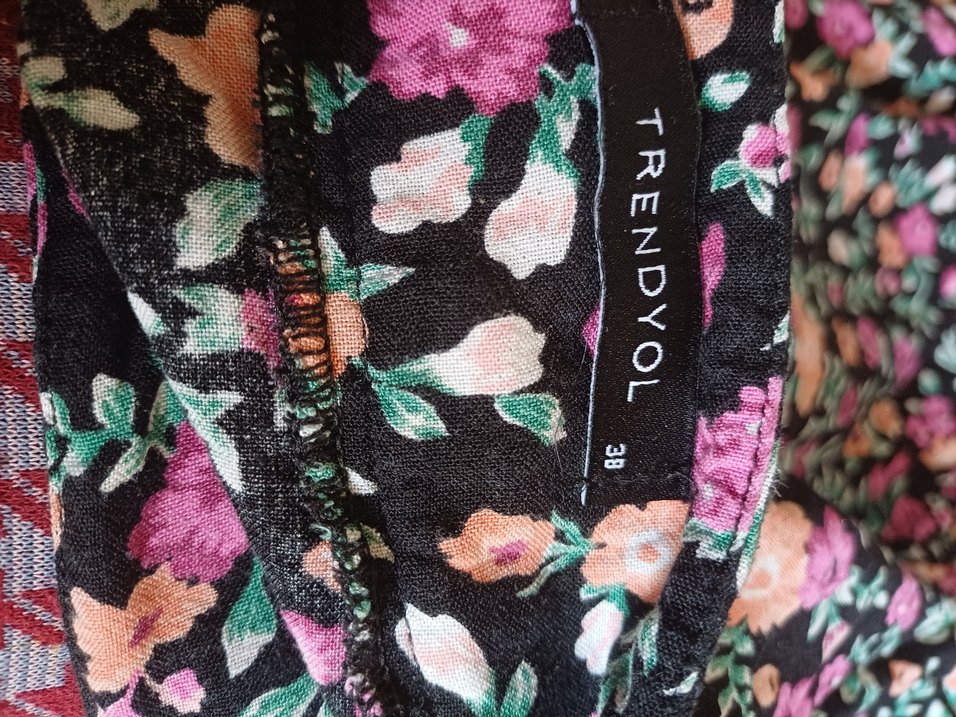 Desenli Uzun Hamile Etek Bohem Tarz - Görsel 2