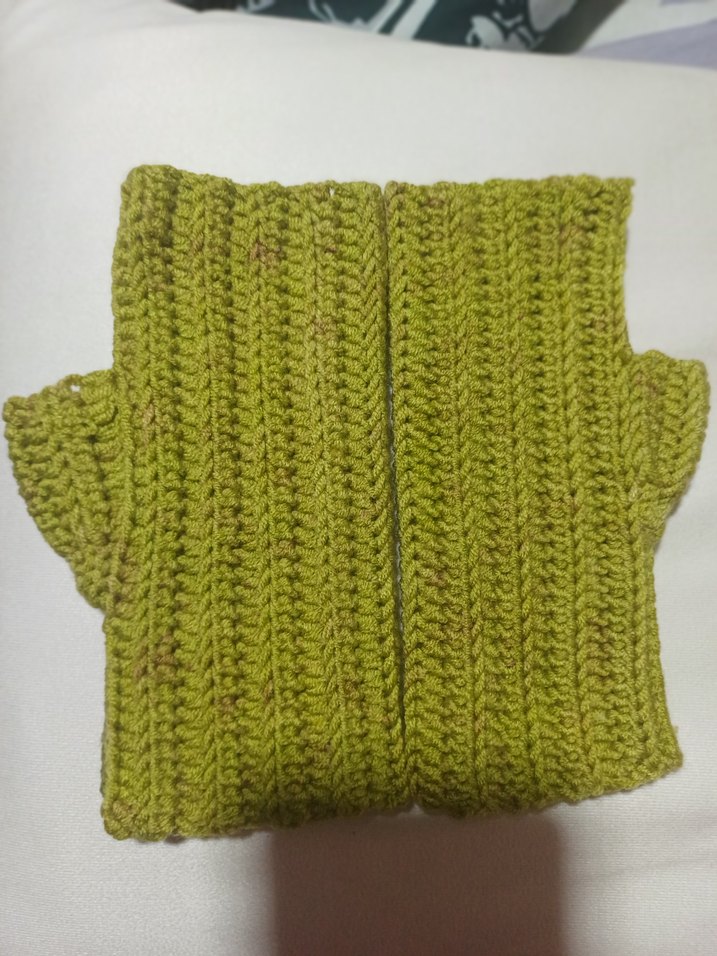 Kırmızı Örgü Parmaksız Kadın Eldiveni - Görsel 4