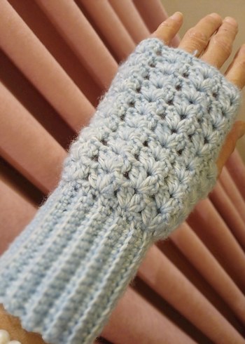 Renkli Örgü Kadın Eldivenleri - Görsel 4