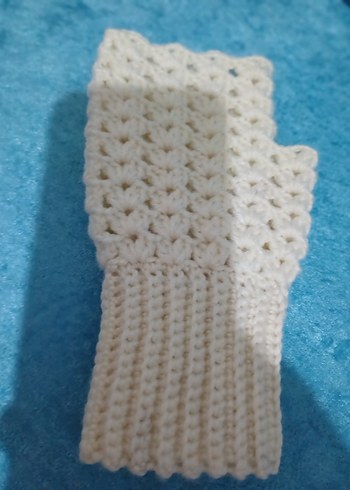 Renkli Örgü Kadın Eldivenleri - Görsel 8