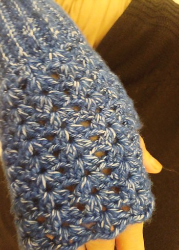 Renkli Örgü Kadın Eldivenleri - Görsel 9