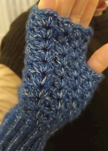 Renkli Örgü Kadın Eldivenleri - Görsel 7