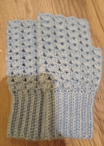 Renkli Örgü Kadın Eldivenleri - Görsel 5