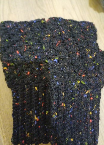 Pembe Örgü Kadın Eldivenleri - Görsel 5