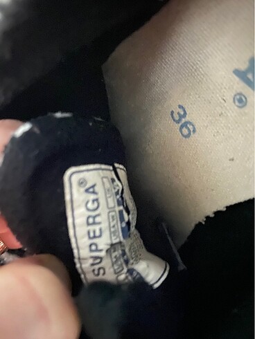 36 Beden siyah Renk Superga 36 beden
