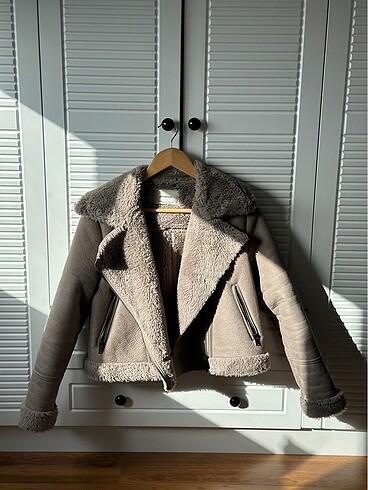 Stradivarius Süet biker ceket