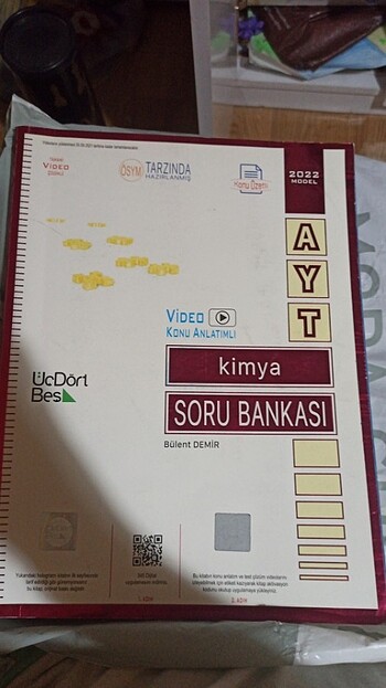 Üç dört beş yayınları kimya ayt soru bankası 
