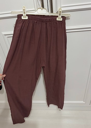 Zara Bordo Kadın Yüksek Yakalı Uzun Kollu Keten Kazak