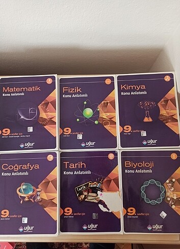 UĞUR YAYIN. 9.SINIF 6 ADET VE 3 ADET MODÜLER SORU BANKASI