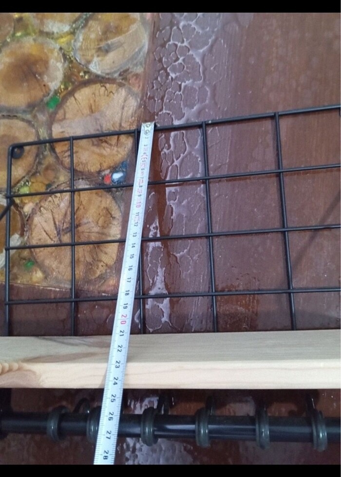 Dekoratif ahşap raf - Görsel 2