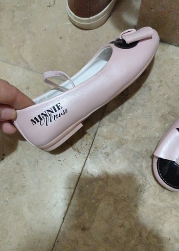 Pembe Fiyonk Detaylı Kız Çocuk Babet - Görsel 4