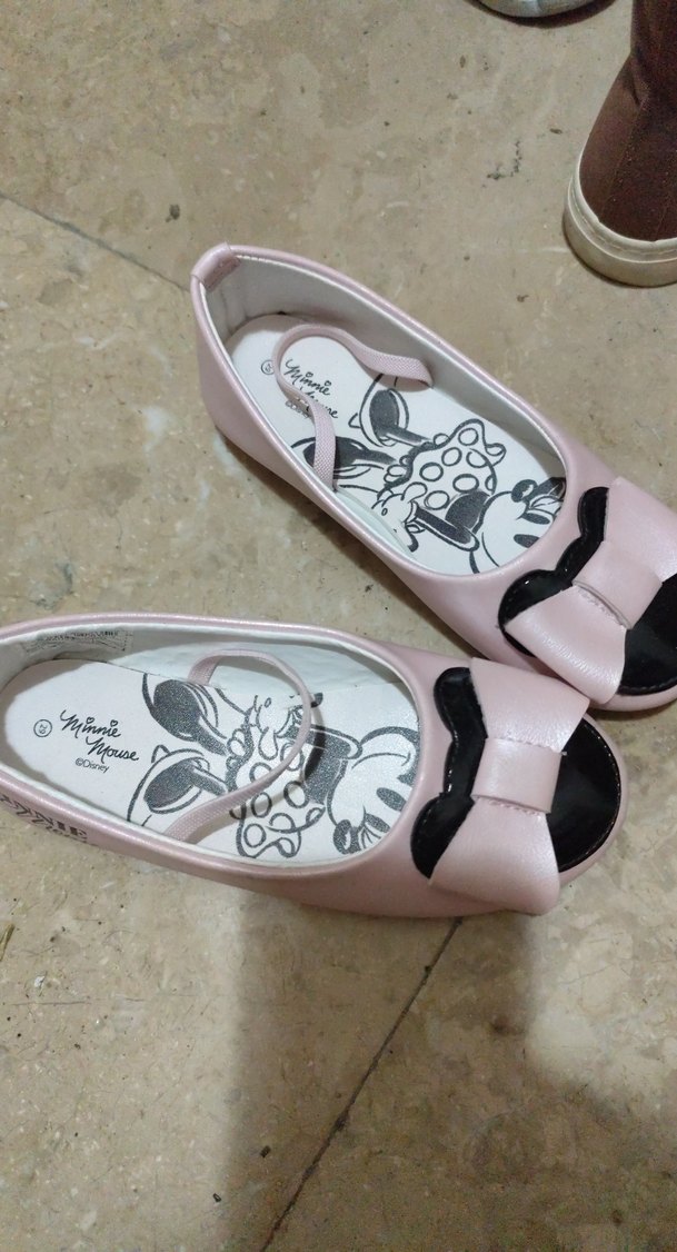 Pembe Fiyonk Detaylı Kız Çocuk Babet - Görsel 2