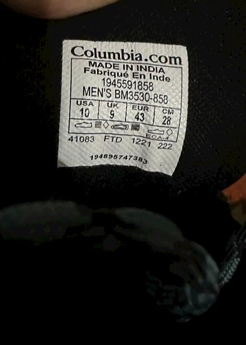 Columbia Erkek Kahverengi Spor Outdoor Ayakkabı - Görsel 4