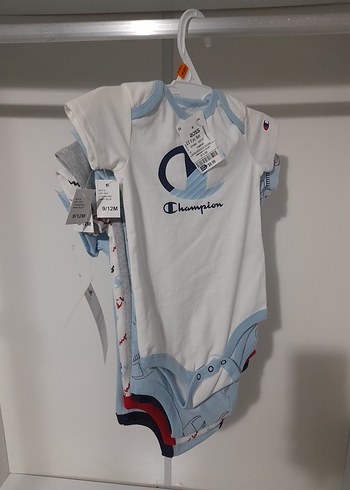 Champion Mavi Bebek Kısa Kollu Body - Görsel 2