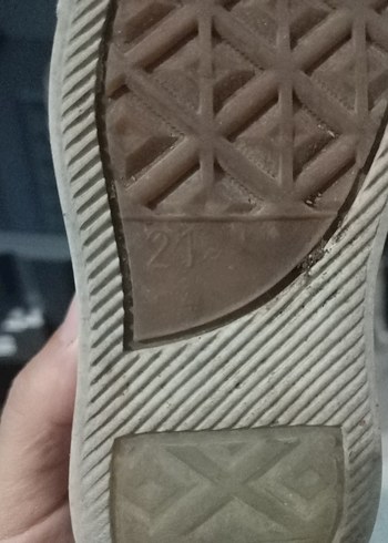 Kız Çocuk Bej Cırt Cırtlı Spor Ayakkabı 21no - Görsel 5