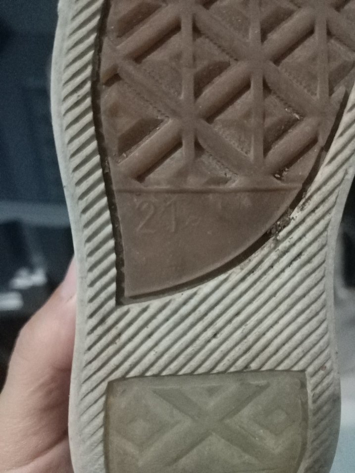 Kız Çocuk Bej Cırt Cırtlı Spor Ayakkabı 21no - Görsel 5