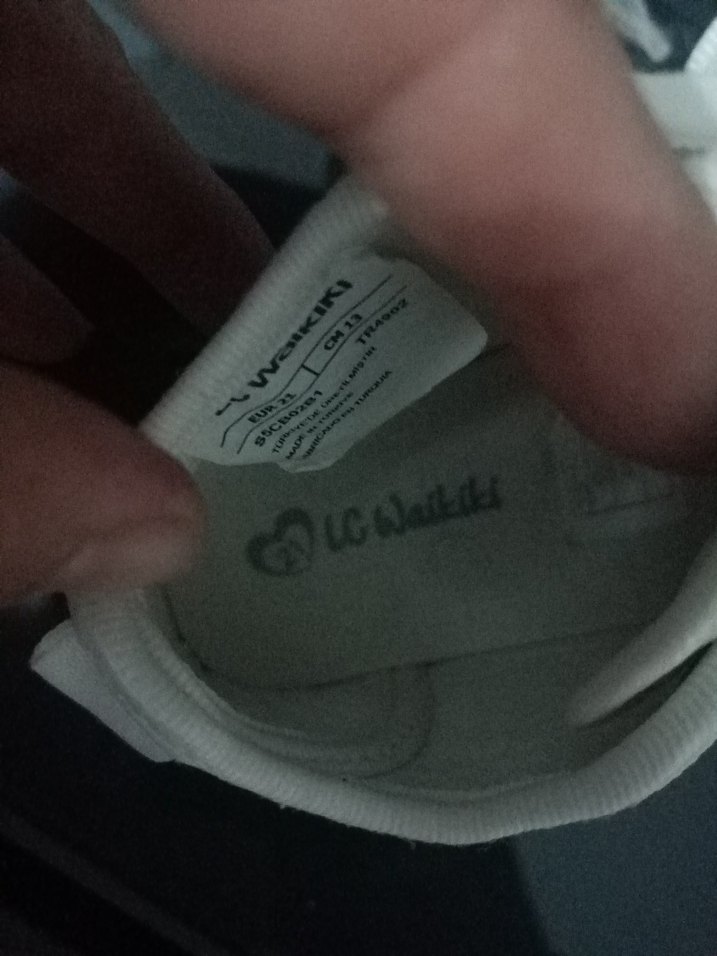 Kız Çocuk Beyaz Nakışlı Spor Ayakkabı 21no - Görsel 4