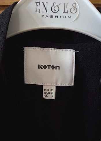 Kadın Siyah Uzun Yelek - Görsel 4