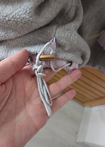 Lila Kadın Günlük Midi Mont - Görsel 4