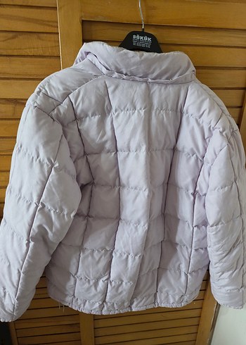 Lila Kadın Günlük Midi Mont - Görsel 2