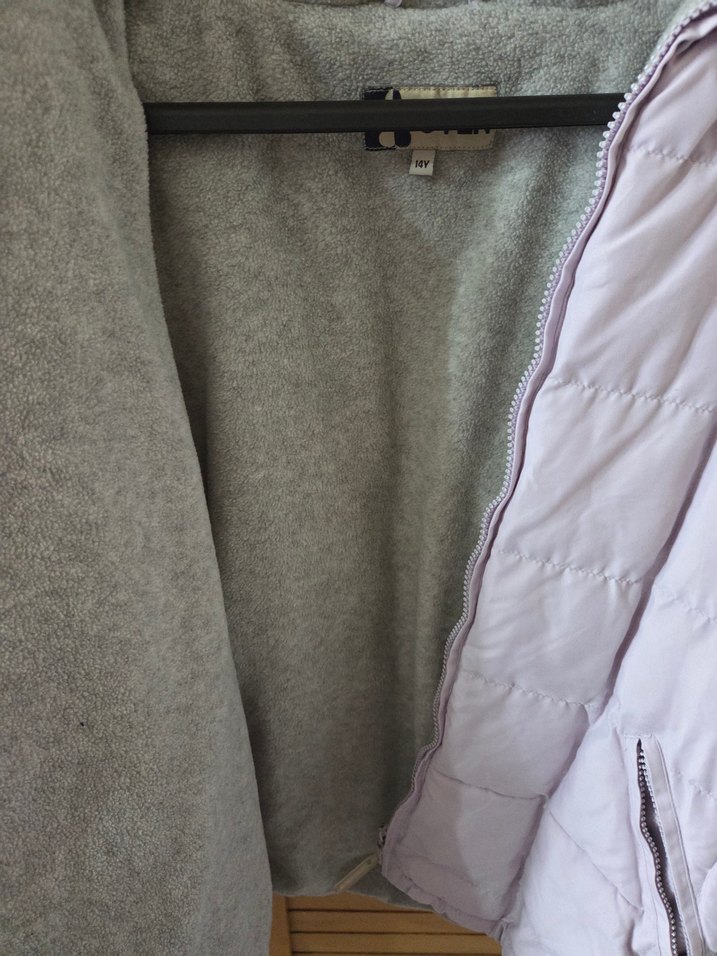 Lila Kadın Günlük Midi Mont - Görsel 5