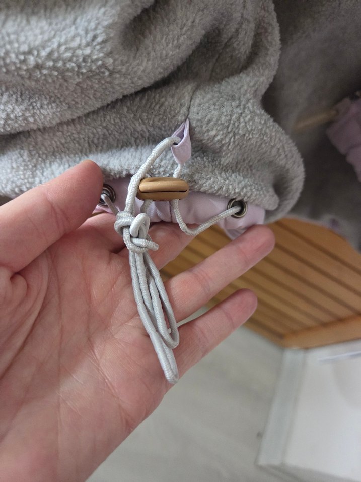 Lila Kadın Günlük Midi Mont - Görsel 4