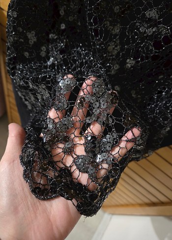 Dantel Detaylı Siyah Kadın Atlet - Görsel 4