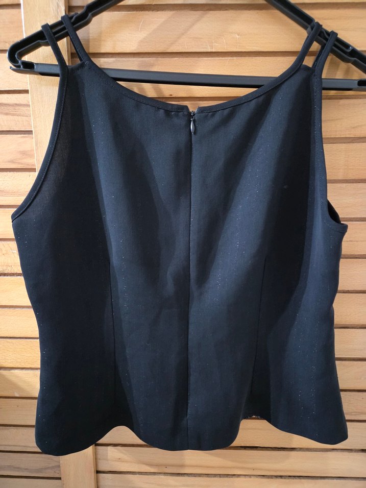 Dantel Detaylı Siyah Kadın Atlet - Görsel 2