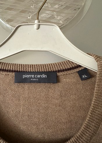 l/xl Beden camel Renk Pierre Cardin markalı erkek kazak