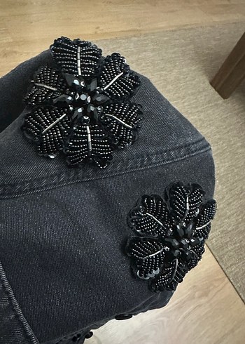 l Beden Twist markalı kot ceket