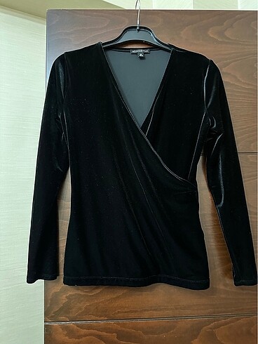 J.Crew markalı kadife bluz