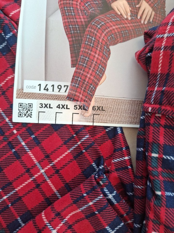 Bordo Desenli Kadın Pijama Takımı - Görsel 3