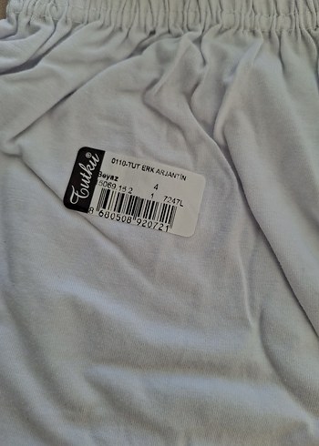 Beyaz Erkek Atletik Fit Boxer - Görsel 3