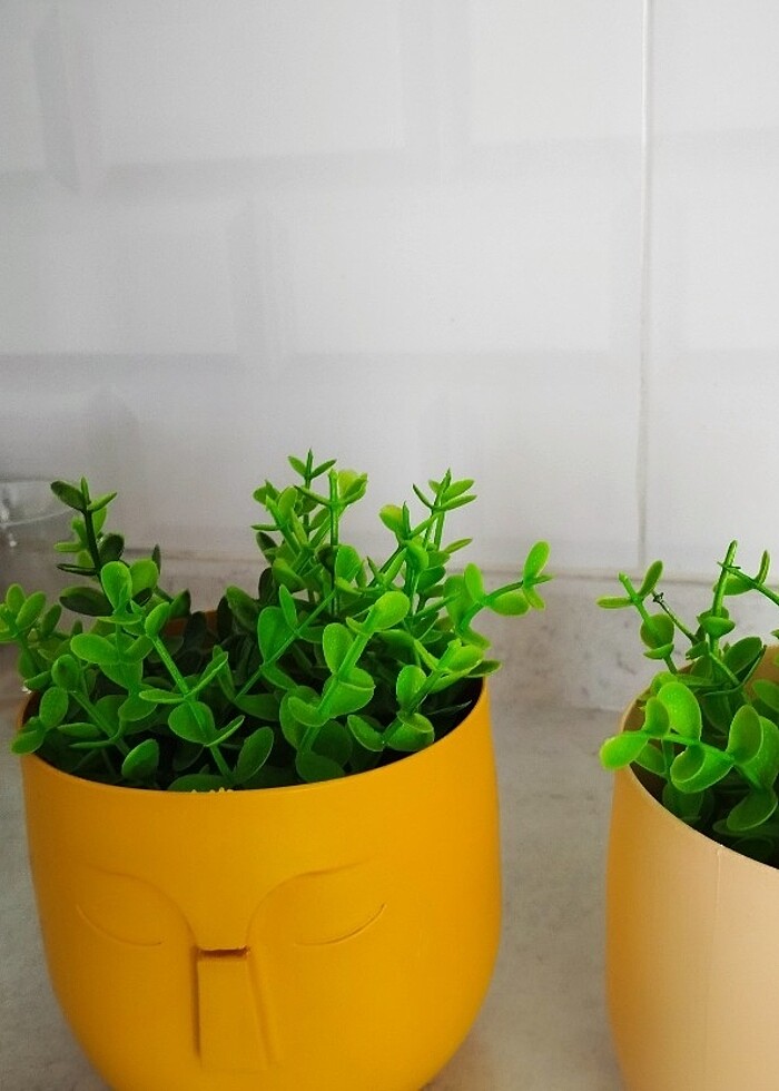 İKİLİ YAPAY ÇİÇEK - Görsel 3